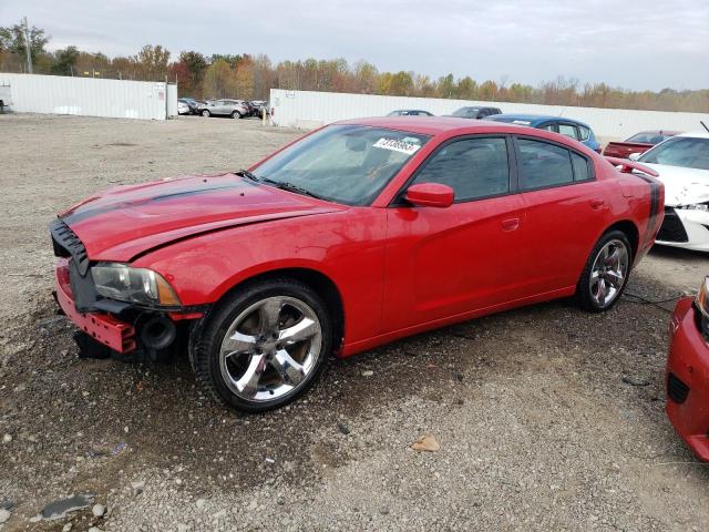 2B3CL3CG1BH516592 - 2011 DODGE CHARGER RED photo 1