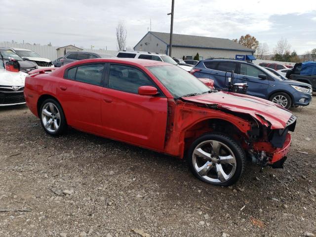 2B3CL3CG1BH516592 - 2011 DODGE CHARGER RED photo 4