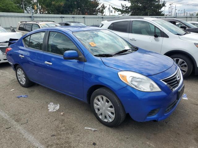 3N1CN7AP8DL821393 - 2013 NISSAN VERSA S BLUE photo 4