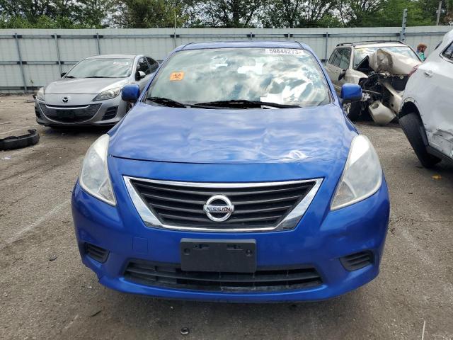 3N1CN7AP8DL821393 - 2013 NISSAN VERSA S BLUE photo 5