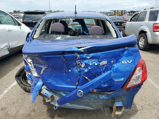 3N1CN7AP8DL821393 - 2013 NISSAN VERSA S BLUE photo 6