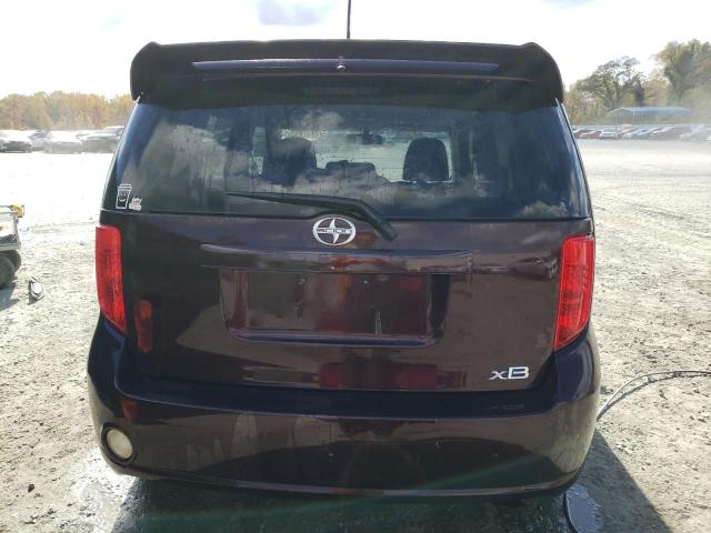 JTLKE50E681038734 - 2008 SCION XB XB BURGUNDY photo 6