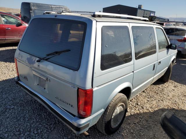 2B4FK4132JR701728 - 1988 DODGE CARAVAN SE BLUE photo 3