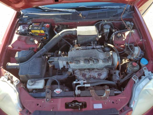 1HGEJ6670WL039867 - 1998 HONDA CIVIC LX RED photo 11