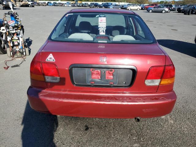 1HGEJ6670WL039867 - 1998 HONDA CIVIC LX RED photo 6