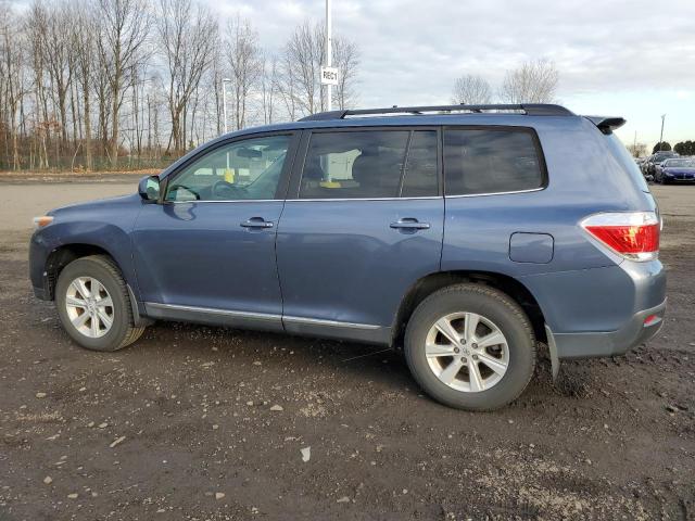 5TDBK3EH4CS138824 - 2012 TOYOTA HIGHLANDER BASE Көк фото 2