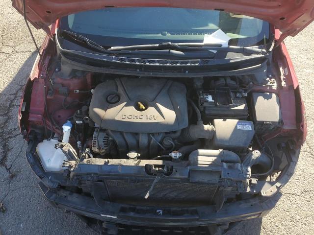 KMHDH4AE3CU457616 - 2012 HYUNDAI ELANTRA GLS RED photo 11