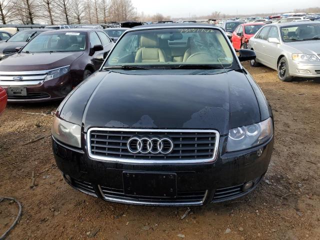 WAUAC48H16K011581 - 2006 AUDI A4 1.8 CABRIOLET BLACK photo 5