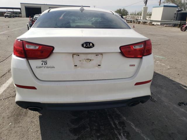 KNAGM4A78F5594593 - 2015 KIA OPTIMA LX WHITE photo 6