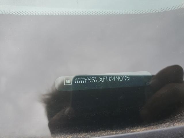 1G11F5SLXFU149095 - 2015 CHEVROLET MALIBU LTZ ვერცხლისფერი ფოტო 12