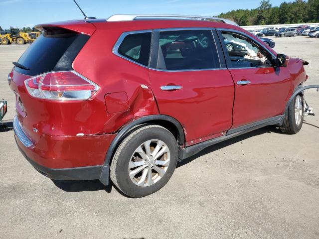 KNMAT2MT3FP570201 - 2015 NISSAN ROGUE S RED photo 3