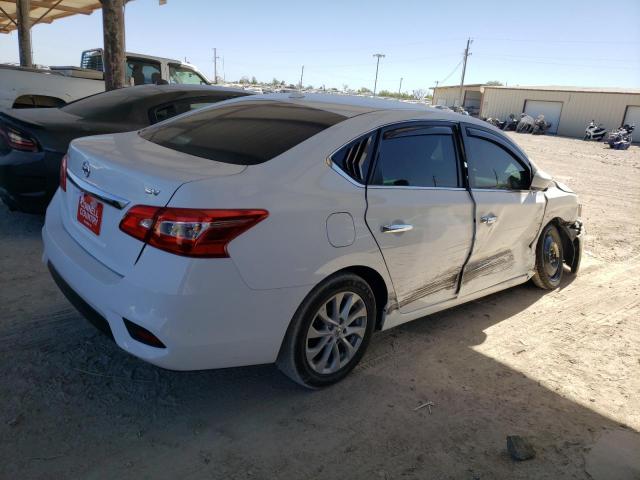 3N1AB7APXKY357278 - 2019 NISSAN SENTRA S WHITE photo 3