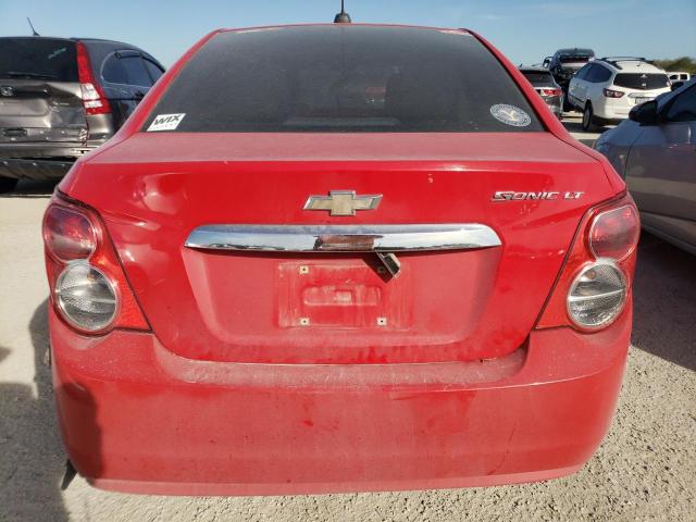 1G1JC5SH8F4118979 - 2015 CHEVROLET SONIC LT RED photo 6