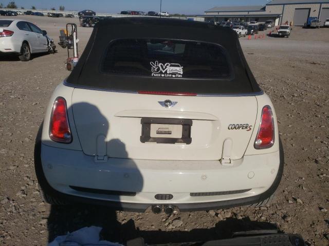 WMWRH33518TL96066 - 2008 MINI COOPER S WHITE photo 6