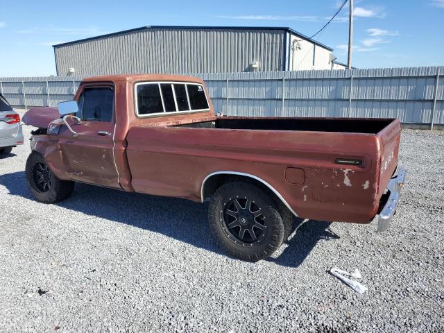 F10GUFE2165 - 1979 FORD F100 BROWN photo 2