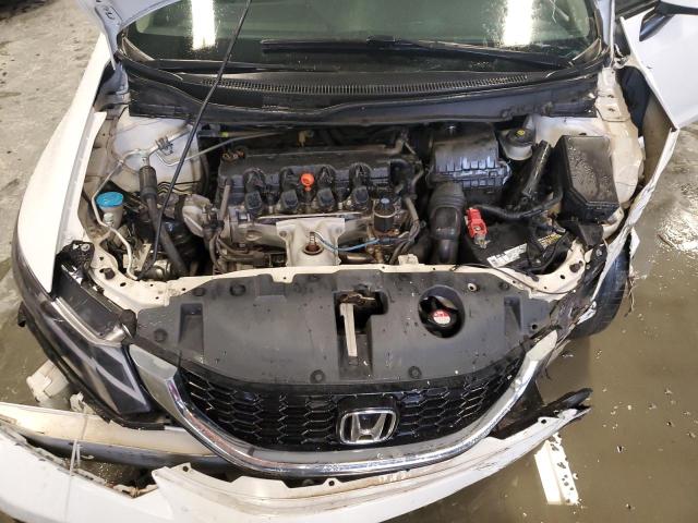 19XFB2F90DE013110 - 2013 HONDA CIVIC EXL თეთრი ფოტო 11