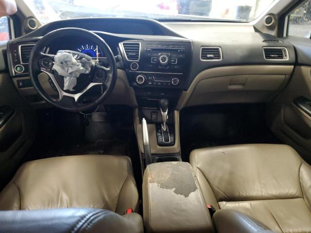 19XFB2F90DE013110 - 2013 HONDA CIVIC EXL თეთრი ფოტო 8