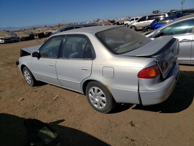 1NXBR12E41Z562860 - 2001 TOYOTA COROLLA CE SILVER photo 2