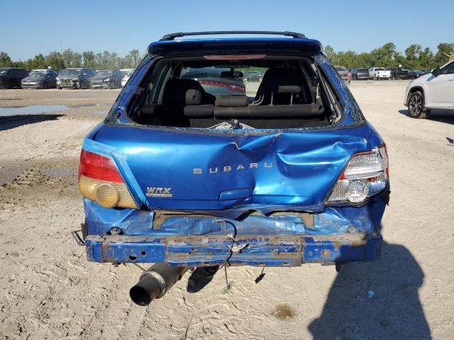 JF1GG29625G804463 - 2005 SUBARU IMPREZA WRX BLUE photo 6