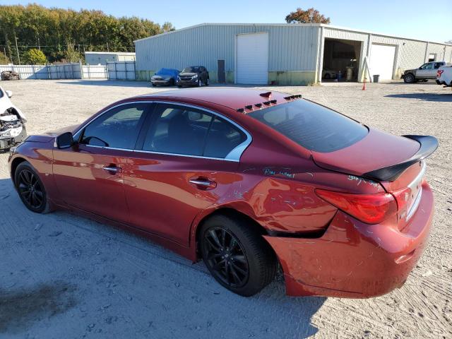 JN1BV7AR4EM684781 - 2014 INFINITI Q50 BASE RED photo 2