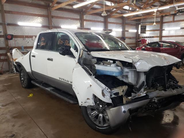 1N6AA1E54KN517722 - 2019 NISSAN TITAN SV WHITE photo 4