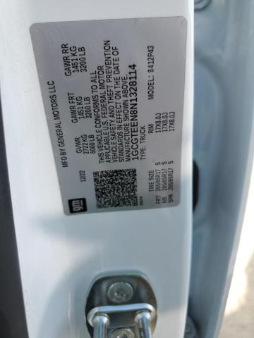 1GCGTEEN8N1328114 - 2022 CHEVROLET COLORADO ZR2 WHITE photo 12