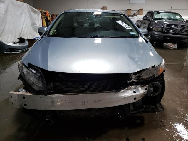 19XFB4F32EE000545 - 2014 HONDA CIVIC HYBRID L GRAY photo 5