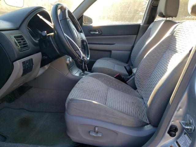 JF1SG656X5H701308 - 2005 SUBARU FORESTER 2.5XS Plata foto 7