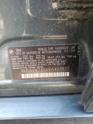 WBAPK73569A453827 - 2009 BMW 328 XI Mavi fotoğraf 12