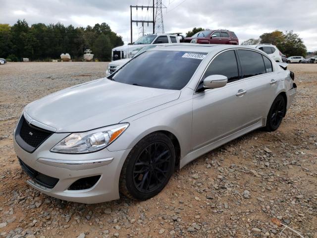 KMHGC4DD2CU184232 - 2012 HYUNDAI GENESIS 3.8L SILVER photo 1