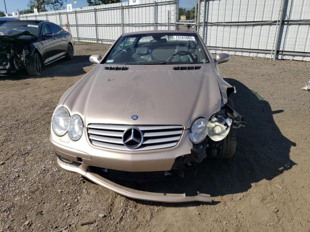 WDBSK74F53F041301 - 2003 MERCEDES-BENZ SL 55 AMG GOLD photo 5