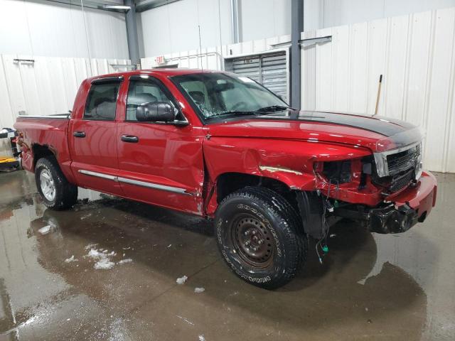 1D7HW58N38S626985 - 2008 DODGE DAKOTA QUAD LARAMIE RED photo 4