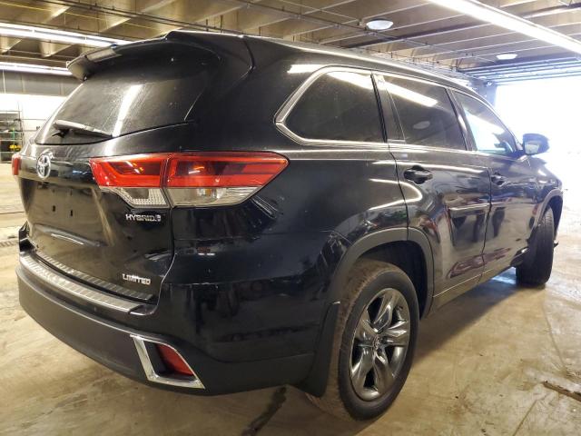 5TDDGRFH5HS030313 - 2017 TOYOTA HIGHLANDER HYBRID LIMITED BLACK photo 3