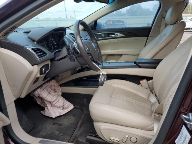 3LN6L5E98HR641863 - 2017 LINCOLN MKZ RESERVE ბურგუნდია ფოტო 7