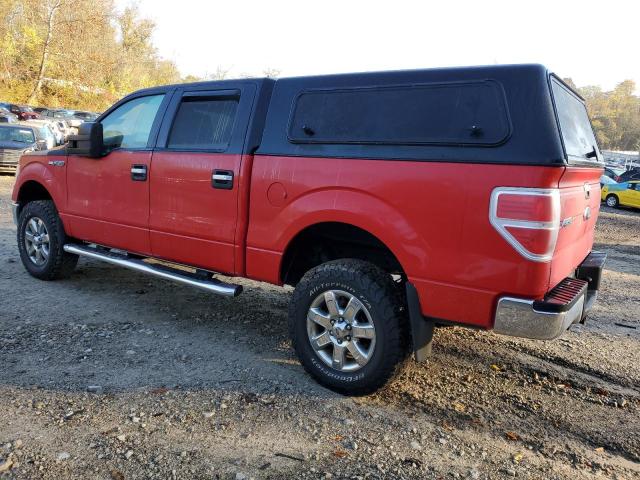 1FTFW1EF9EKF28725 - 2014 FORD F150 SUPERCREW RED photo 2