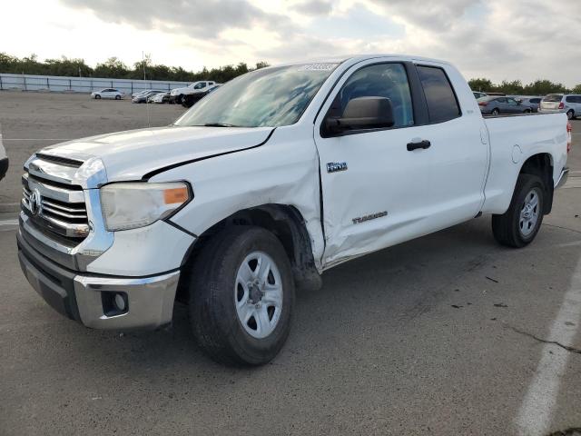 5TFUY5F19GX537524 - 2016 TOYOTA TUNDRA DOUBLE CAB SR/SR5 WHITE photo 1