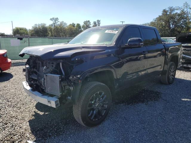 5TFNA5AB5PX021766 - 2023 TOYOTA TUNDRA CREWMAX PLATINUM BLUE photo 1