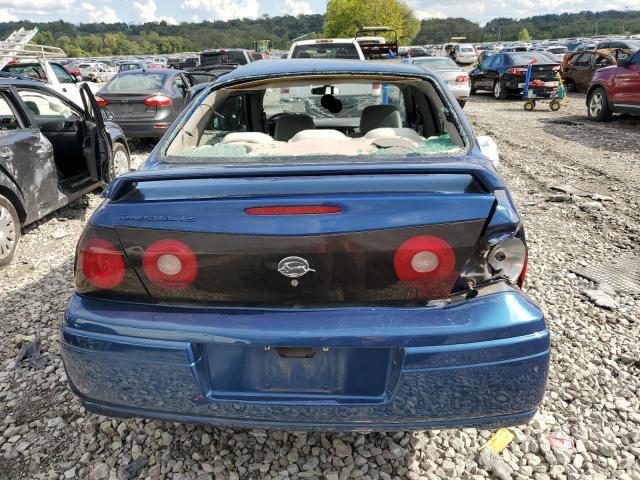 2G1WH52K459209682 - 2005 CHEVROLET IMPALA LS BLUE photo 6