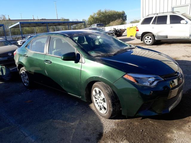 2T1BURHEXGC562702 - 2016 TOYOTA COROLLA L GREEN photo 4