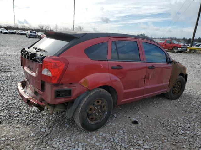 1B3HB28C07D322908 - 2007 DODGE CALIBER RED photo 3