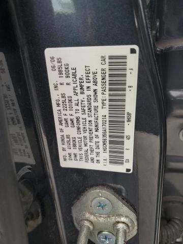 1HGCM56356A170214 - 2006 HONDA ACCORD SE GRAY photo 13