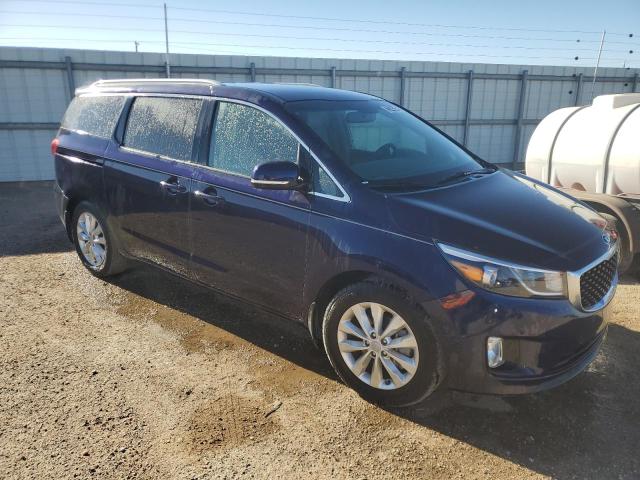 KNDMC5C1XJ6351832 - 2018 KIA SEDONA EX BLUE photo 4