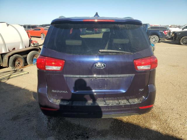 KNDMC5C1XJ6351832 - 2018 KIA SEDONA EX BLUE photo 6