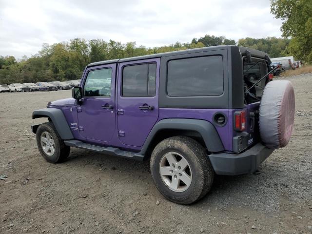 1C4BJWDG7JL800973 - 2018 JEEP WRANGLER U SPORT PURPLE photo 2