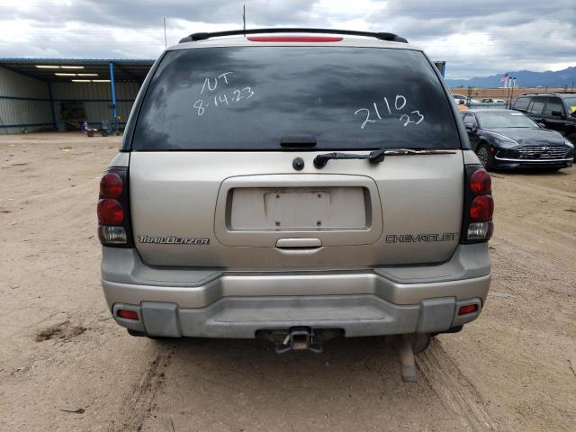 1GNDT13SX22424229 - 2002 CHEVROLET TRAILBLAZE SILVER photo 6