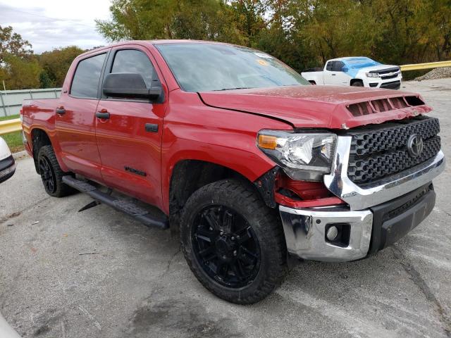 5TFEY5F17MX294196 - 2021 TOYOTA TUNDRA CREWMAX SR5 RED photo 4