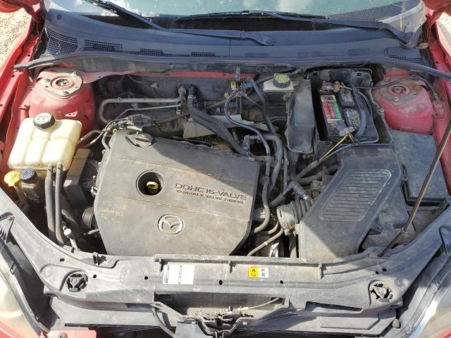 JM1BK143671743604 - 2007 MAZDA 3 HATCHBACK RED photo 11