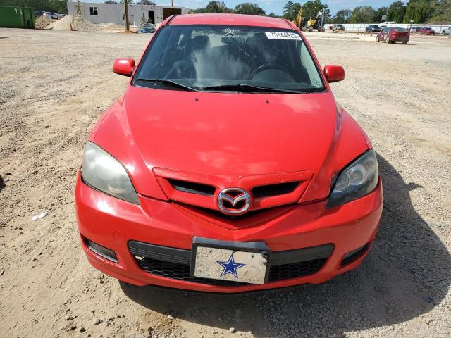 JM1BK143671743604 - 2007 MAZDA 3 HATCHBACK RED photo 5