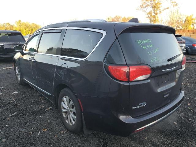 2C4RC1BG4KR633771 - 2019 CHRYSLER PACIFICA TOURING L BLACK photo 2