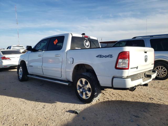 1C6SRFFT3KN782083 - 2019 RAM 1500 BIG HORN/LONE STAR WHITE photo 2